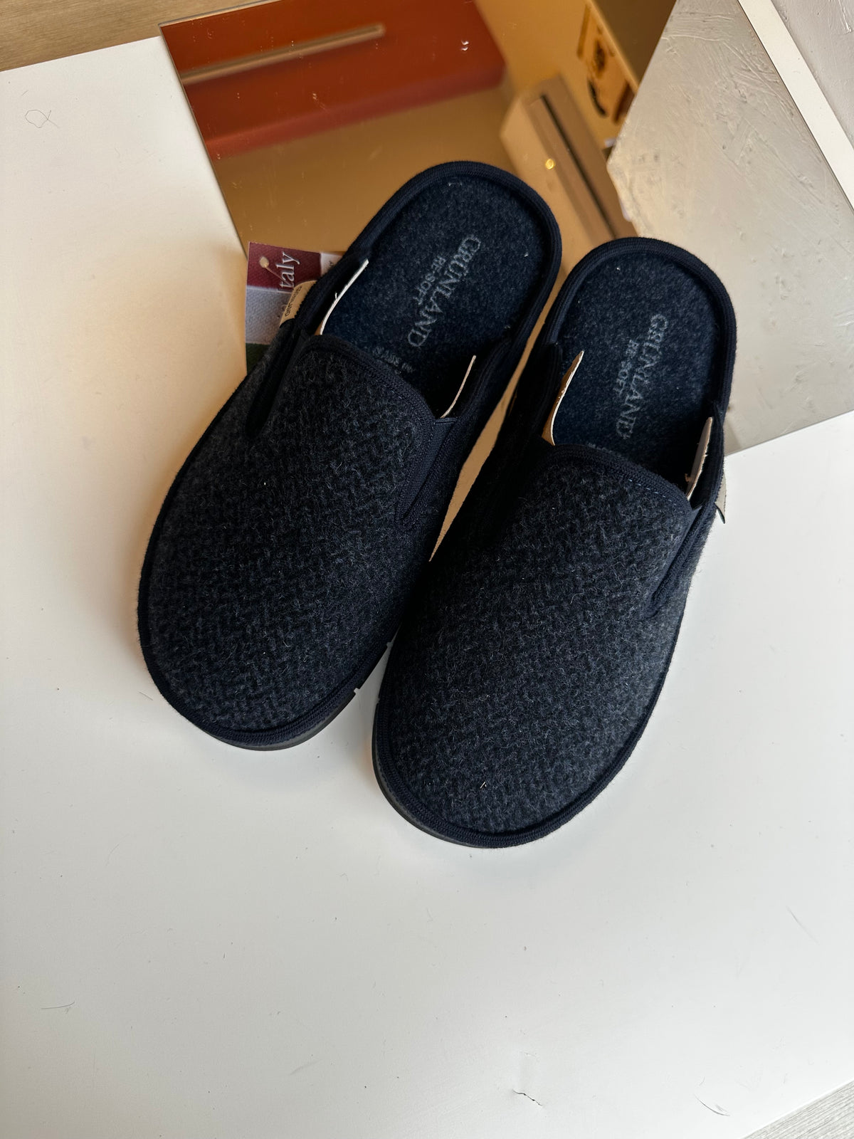 Ciabatta uomo blu