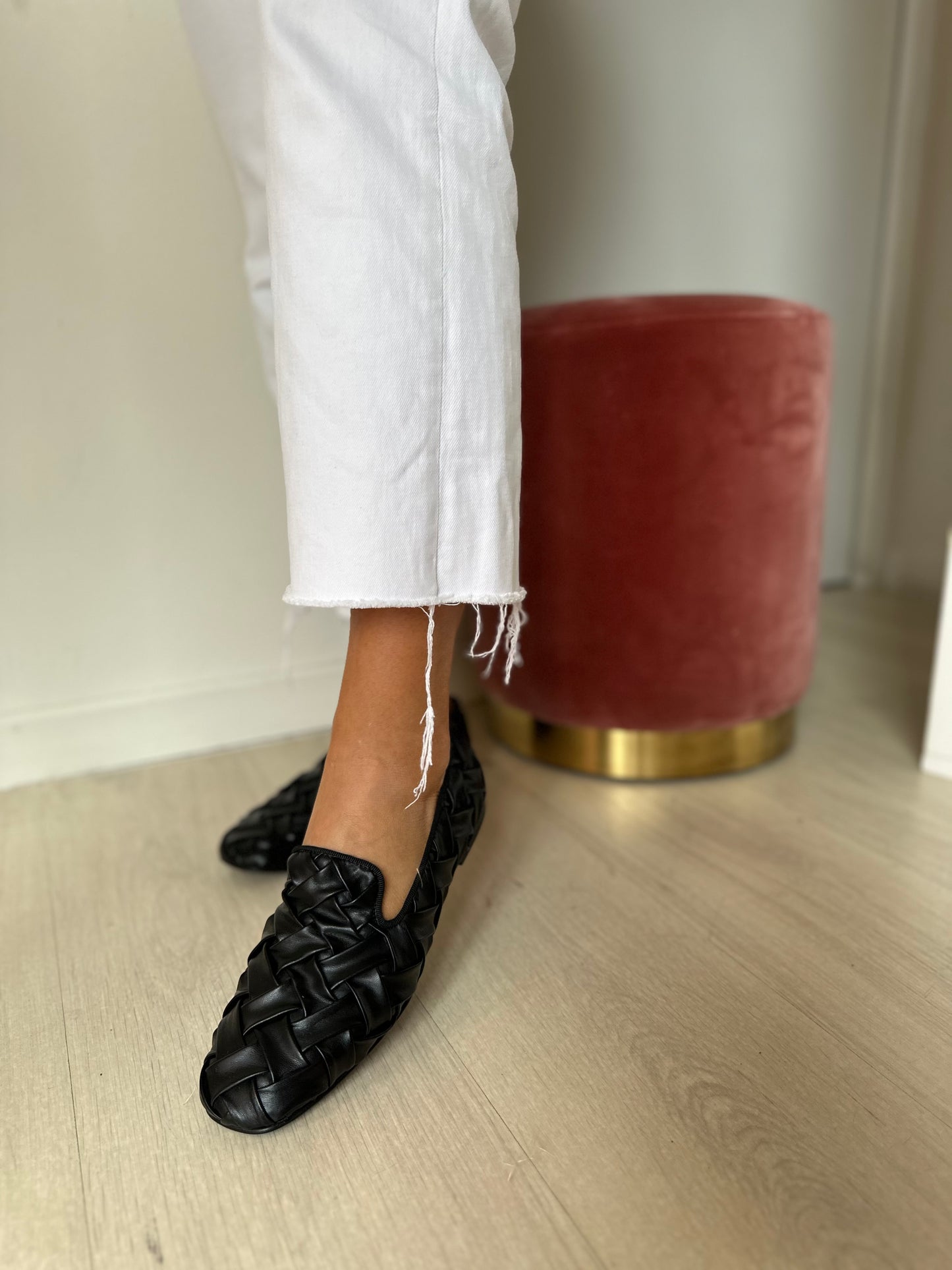 Mocassino intrecciato