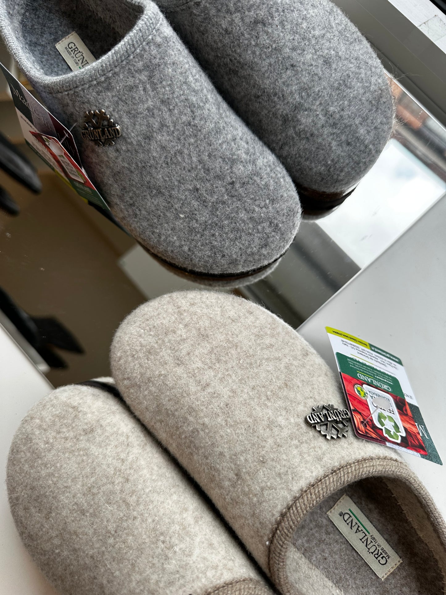 Pantofola Grunland cenere