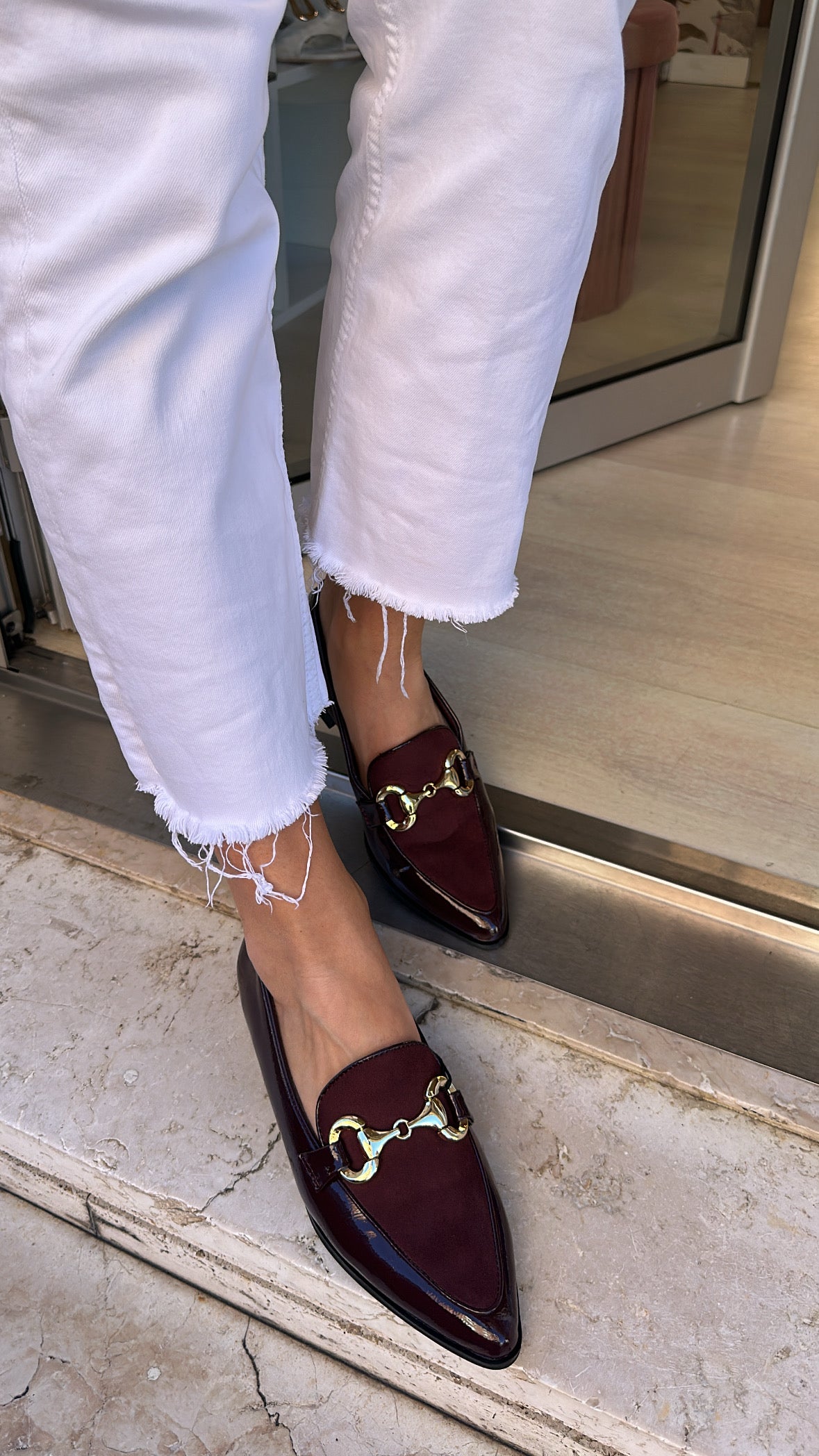 Mocassino Lucia Bordeaux