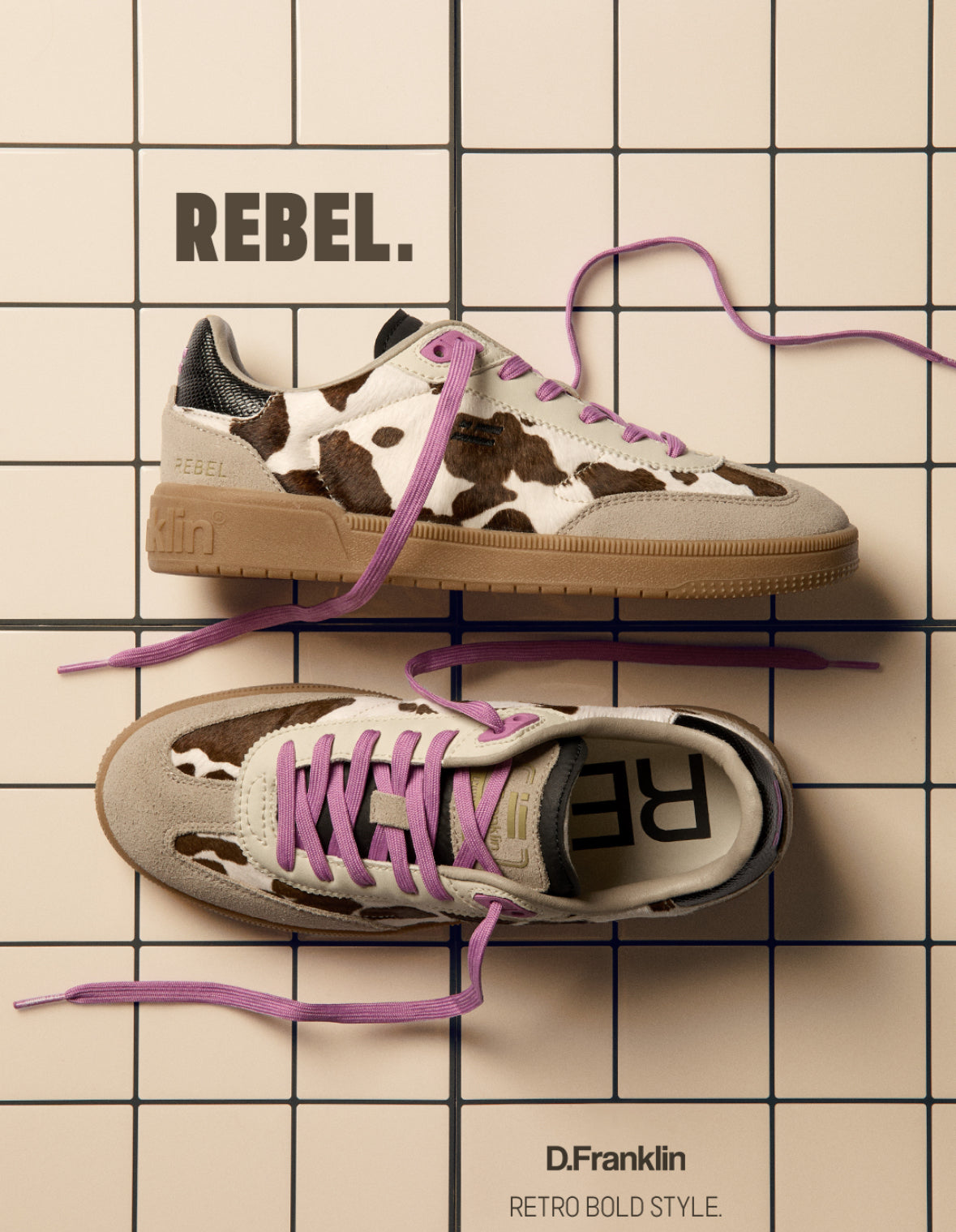Sneakers rebel Cow