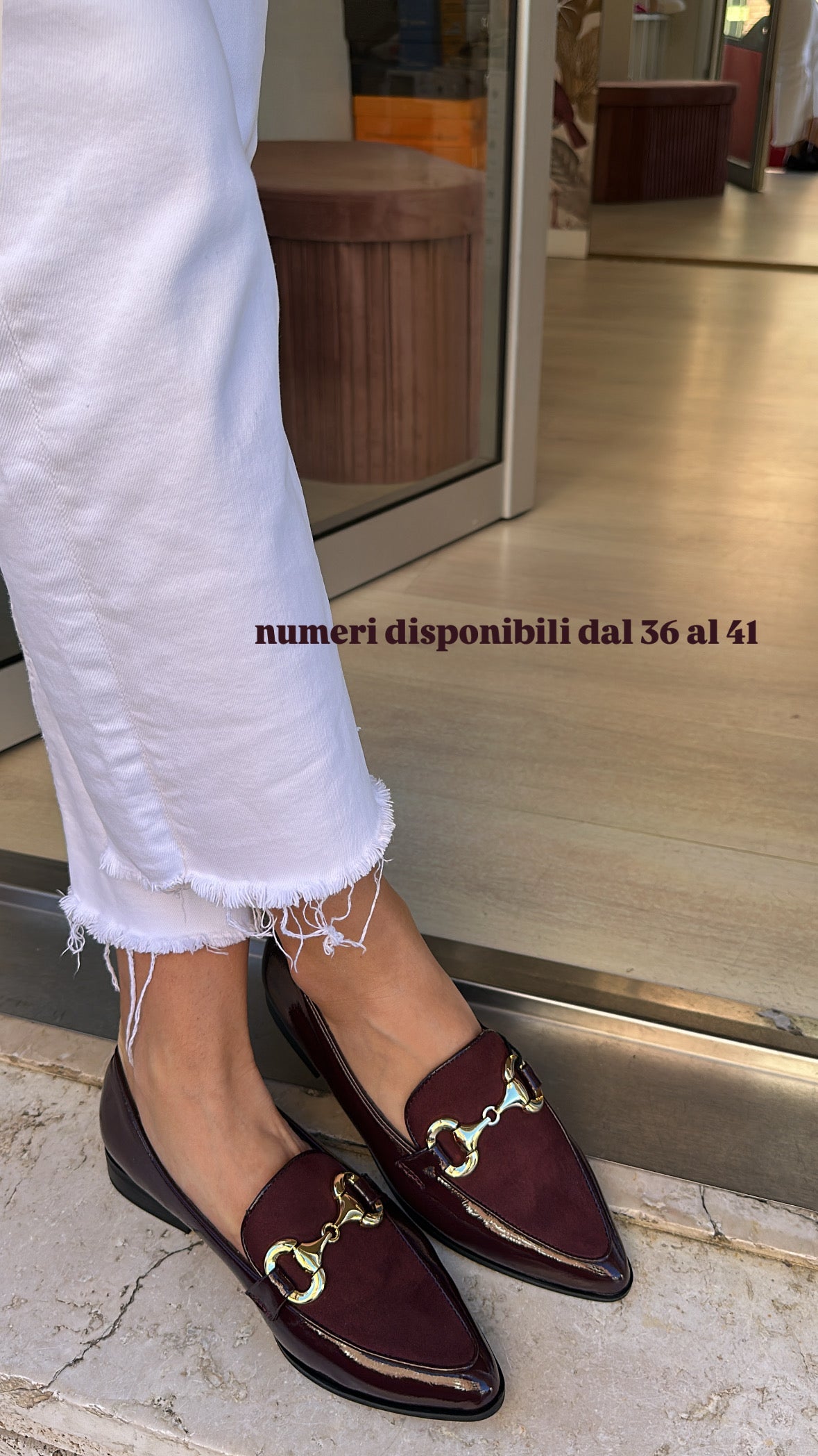 Mocassino Lucia Bordeaux