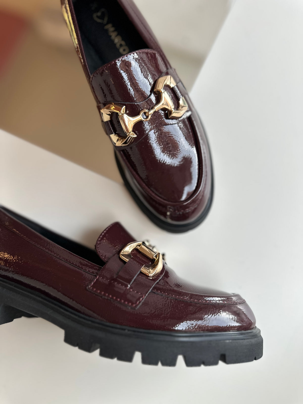 Mocassini bordeaux Marco Tozzi