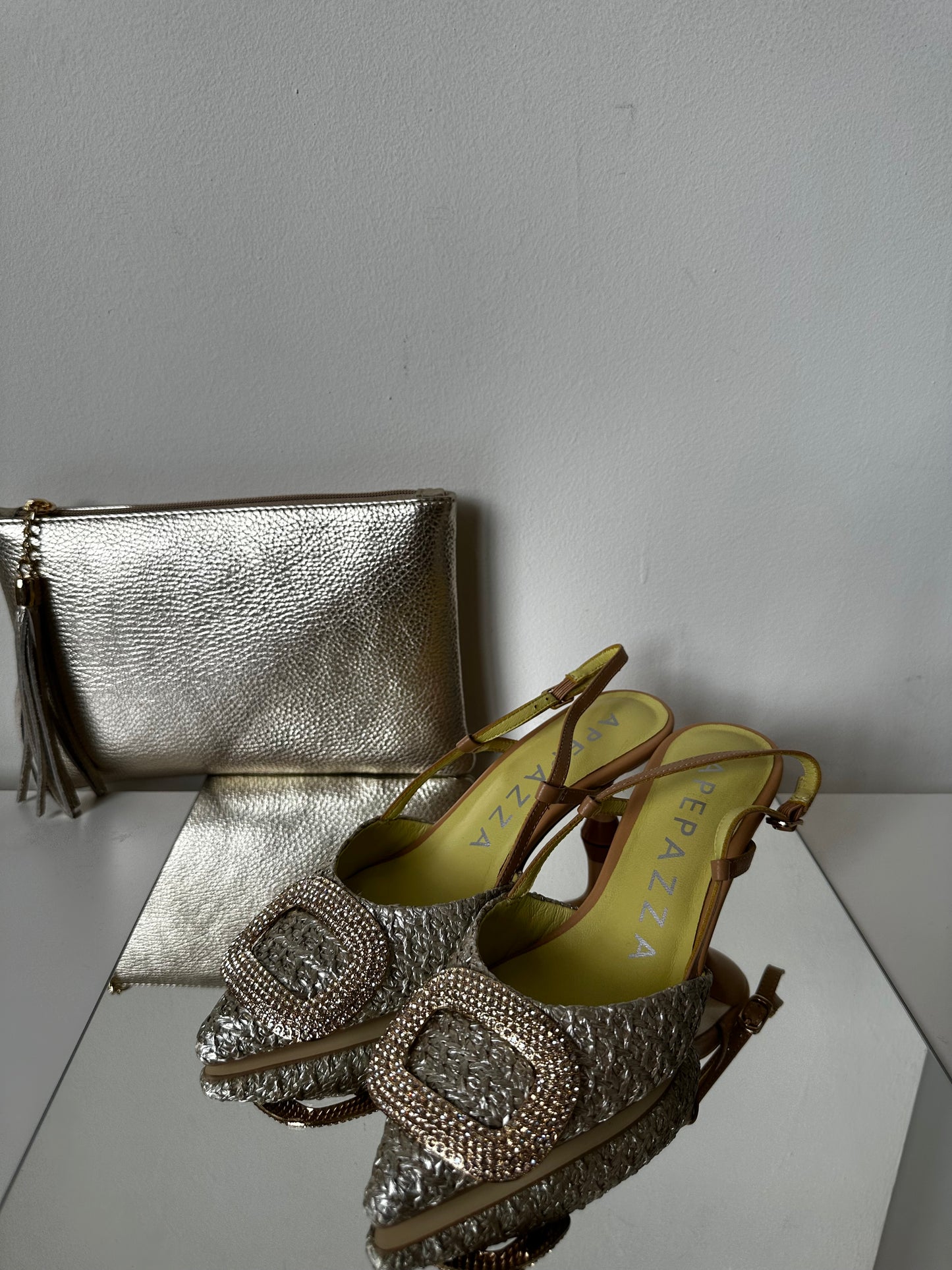 Slingback Apepazza gold