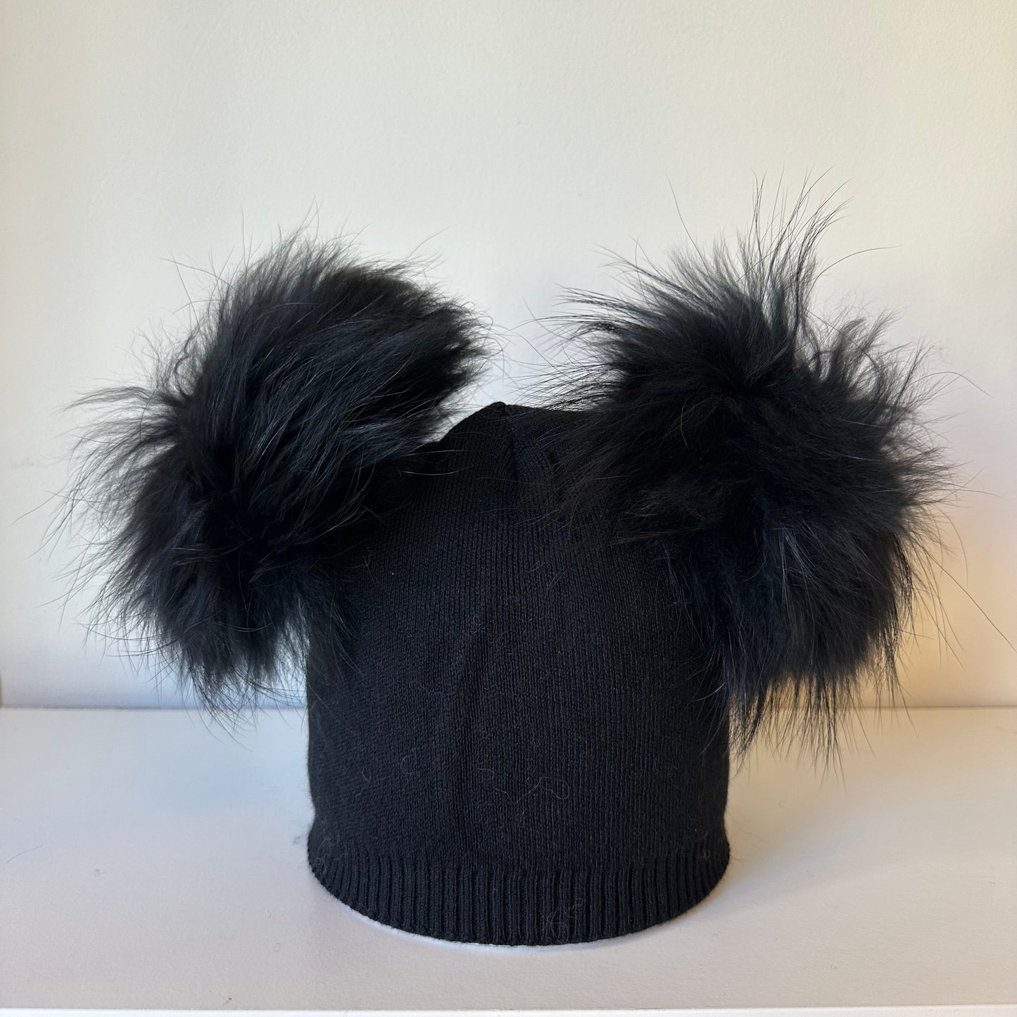 Cappello doppio pom pom