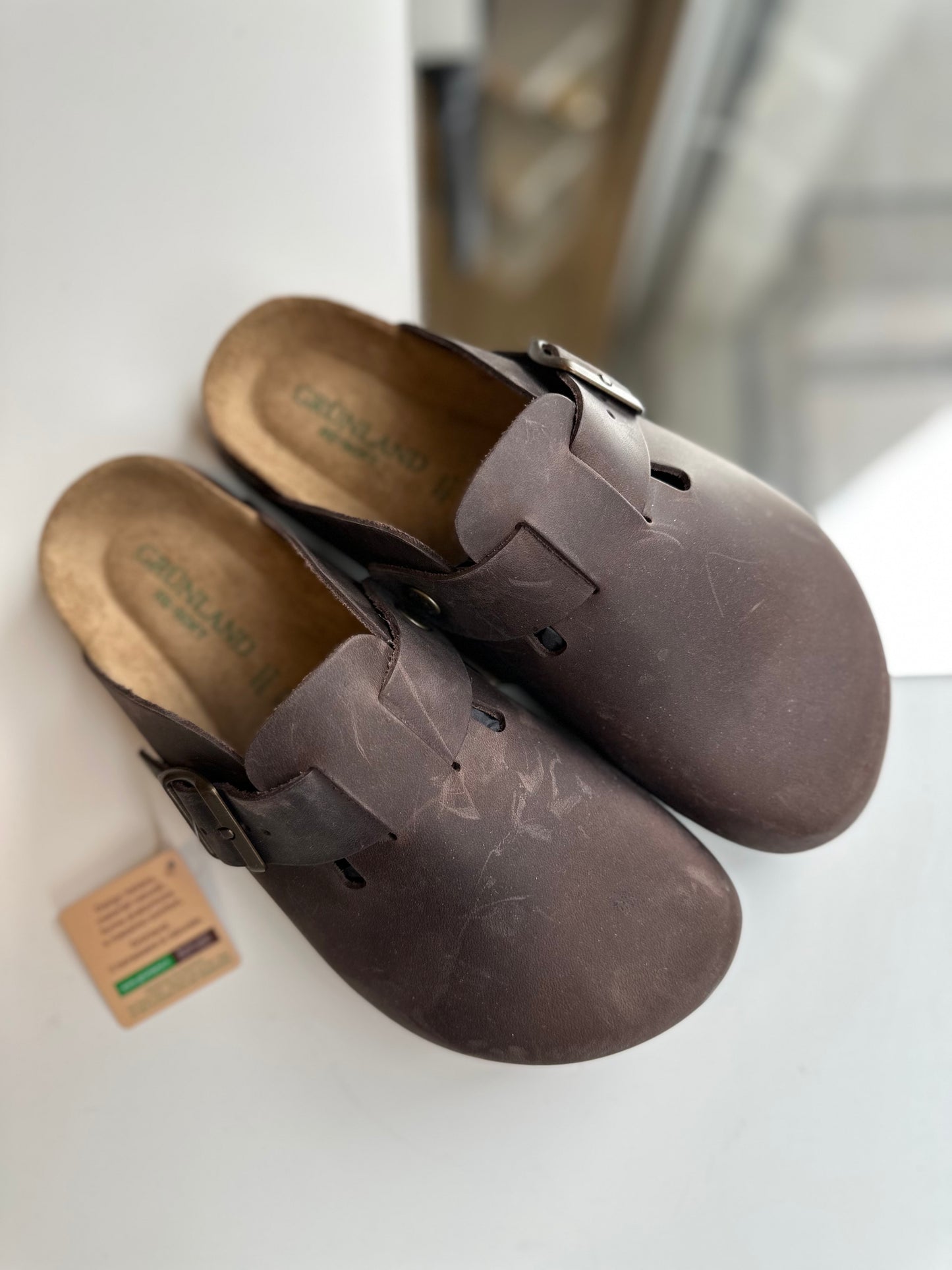 Sabot mogano uomo Grunland