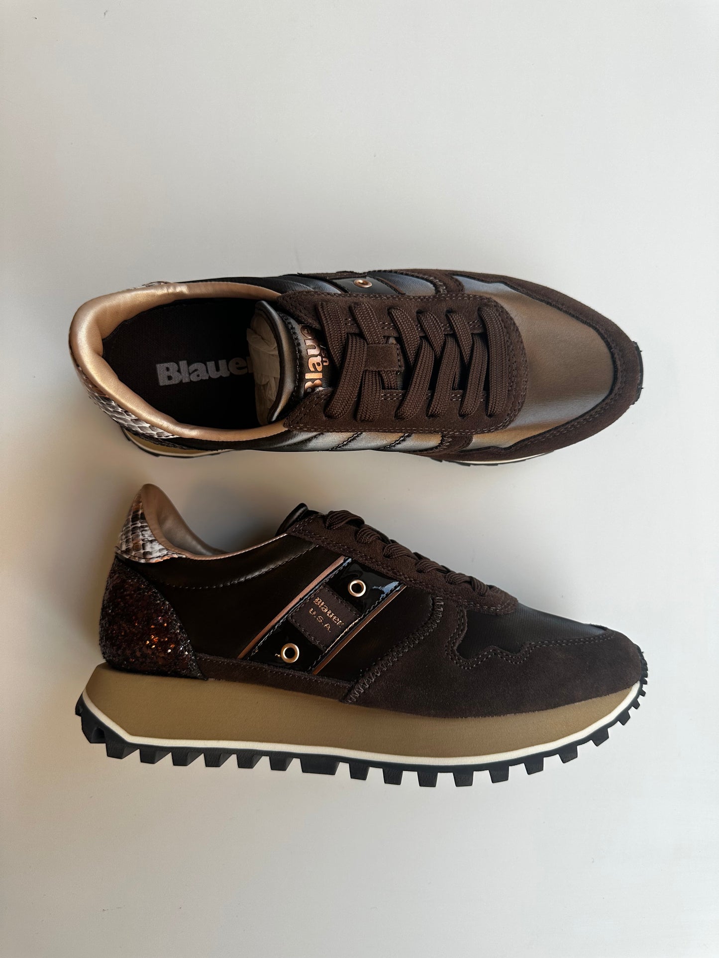 Sneakers Blauer cioccolato