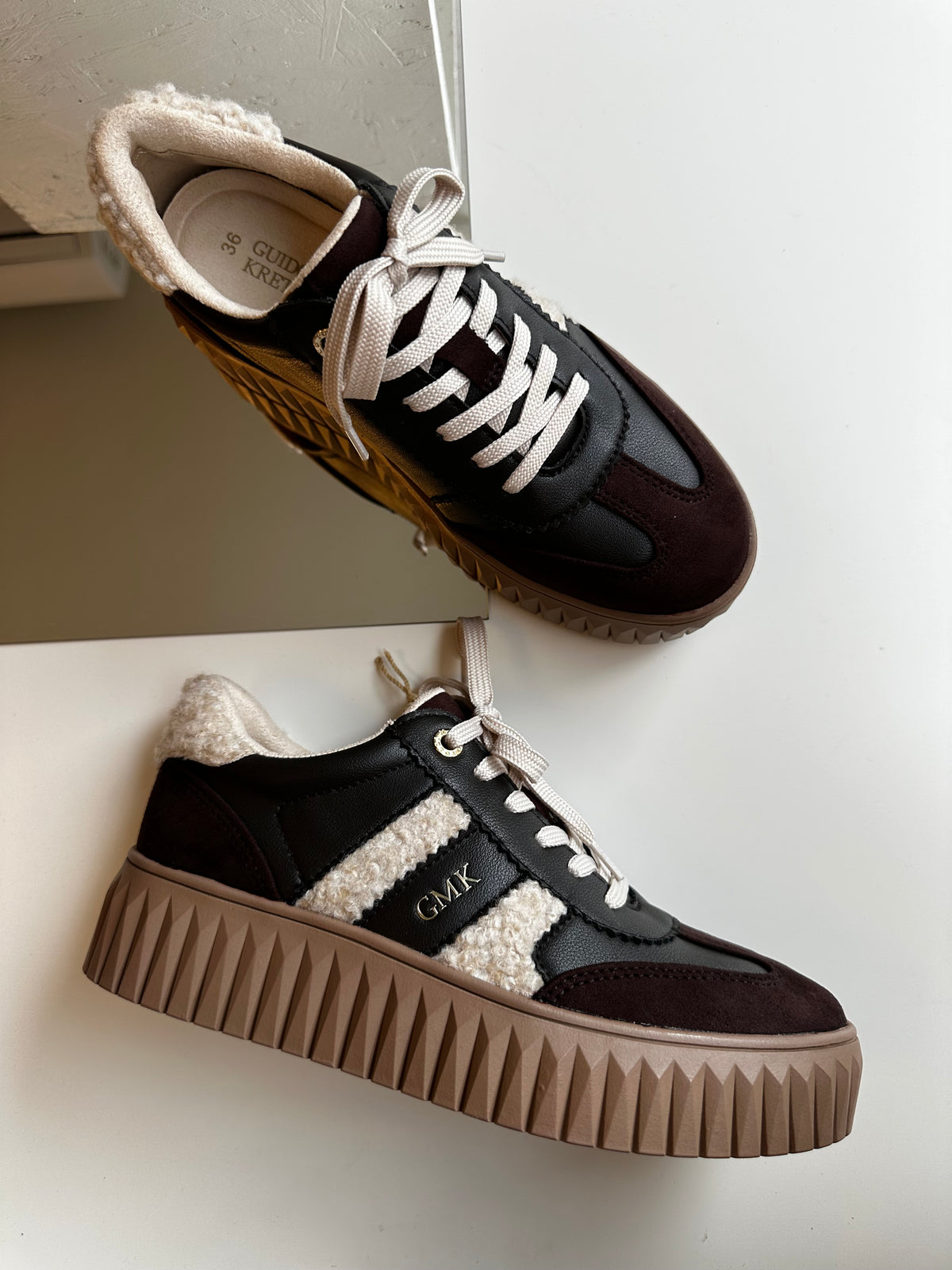 Sneakers cioccolato Marco Tozzi