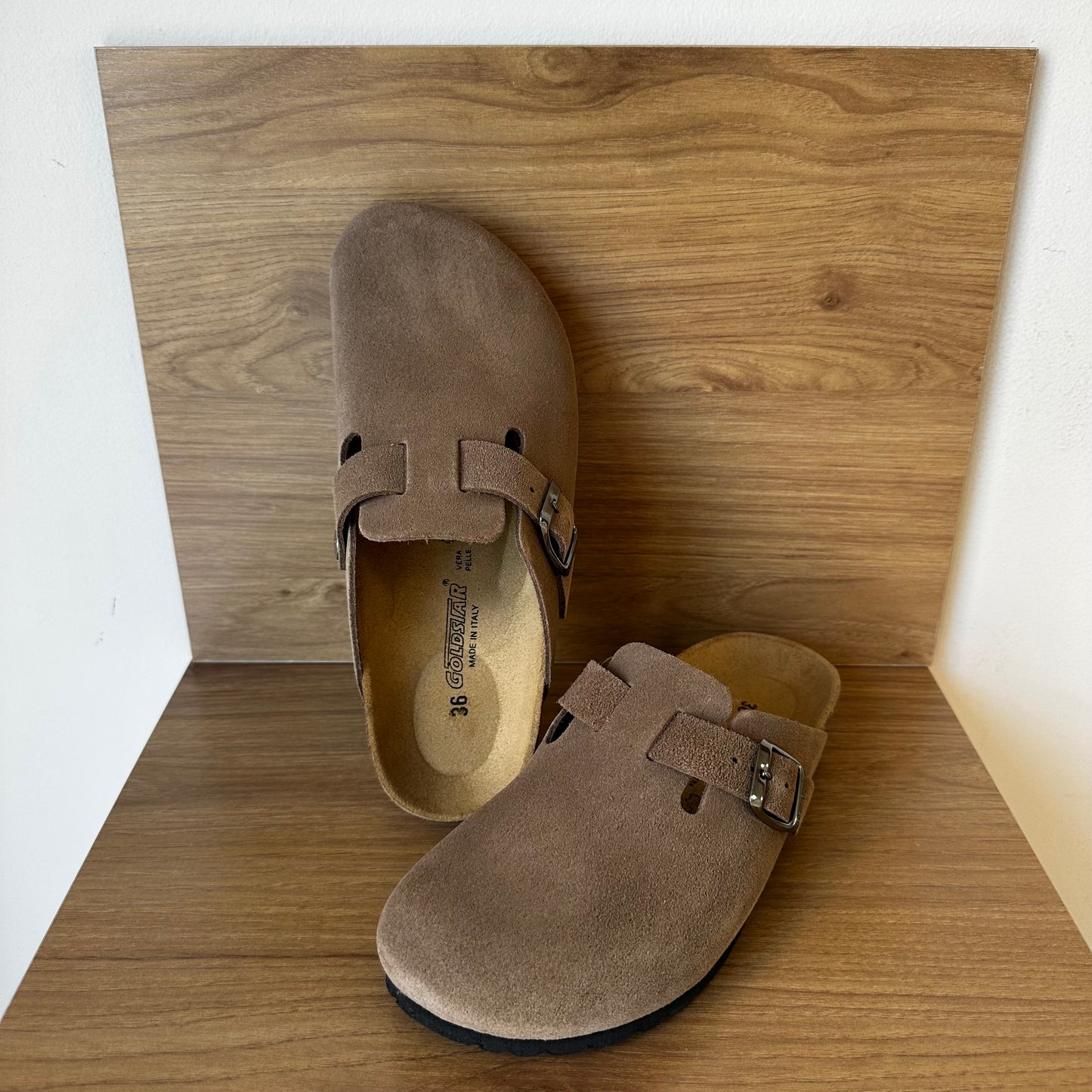 Ciabatte Boston taupe