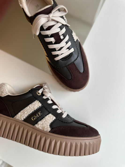 Sneakers cioccolato Marco Tozzi