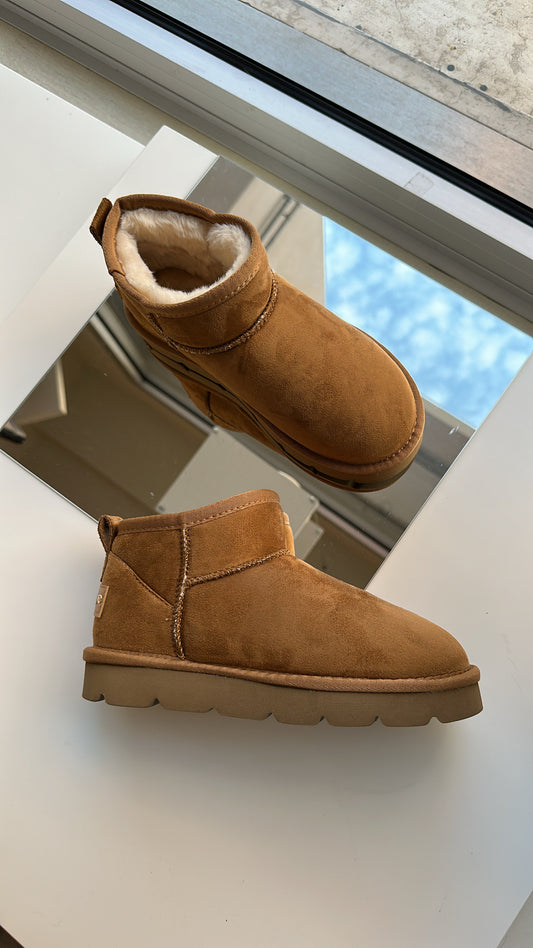Boot fur caramel