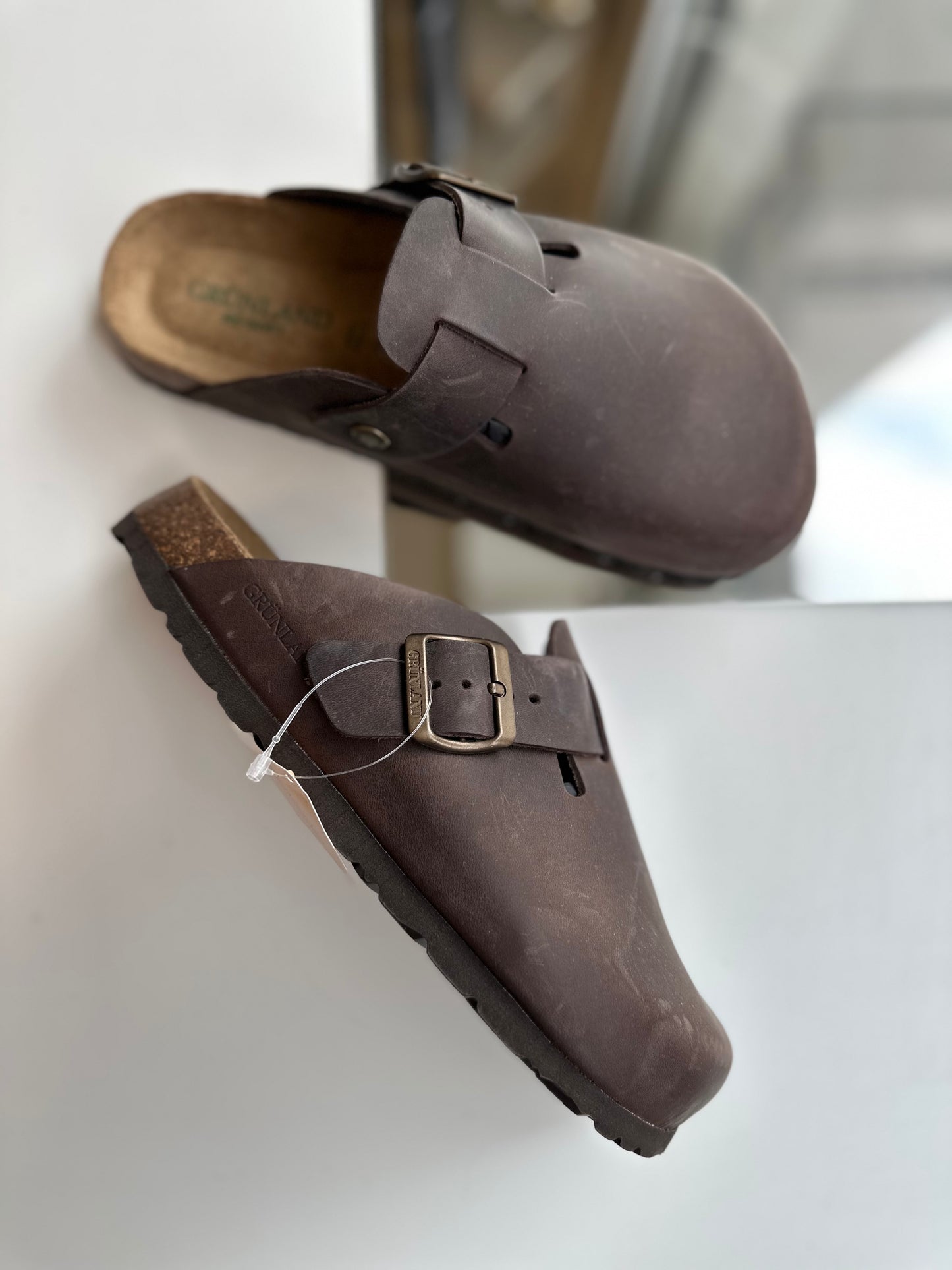 Sabot mogano uomo Grunland