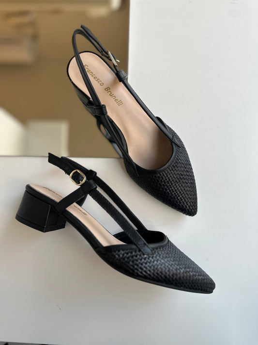 Slingback Noir