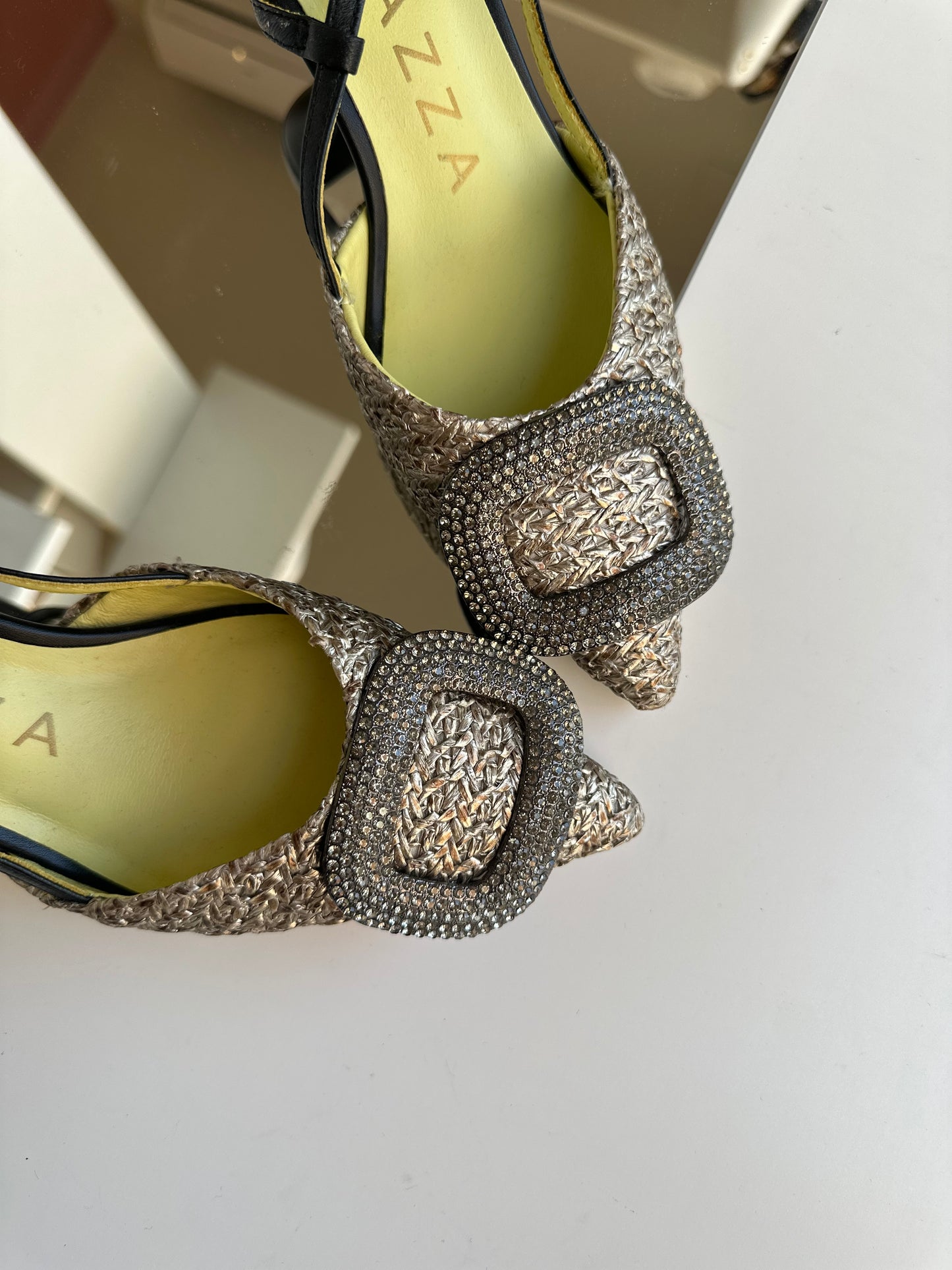 Slingback Glitch Black