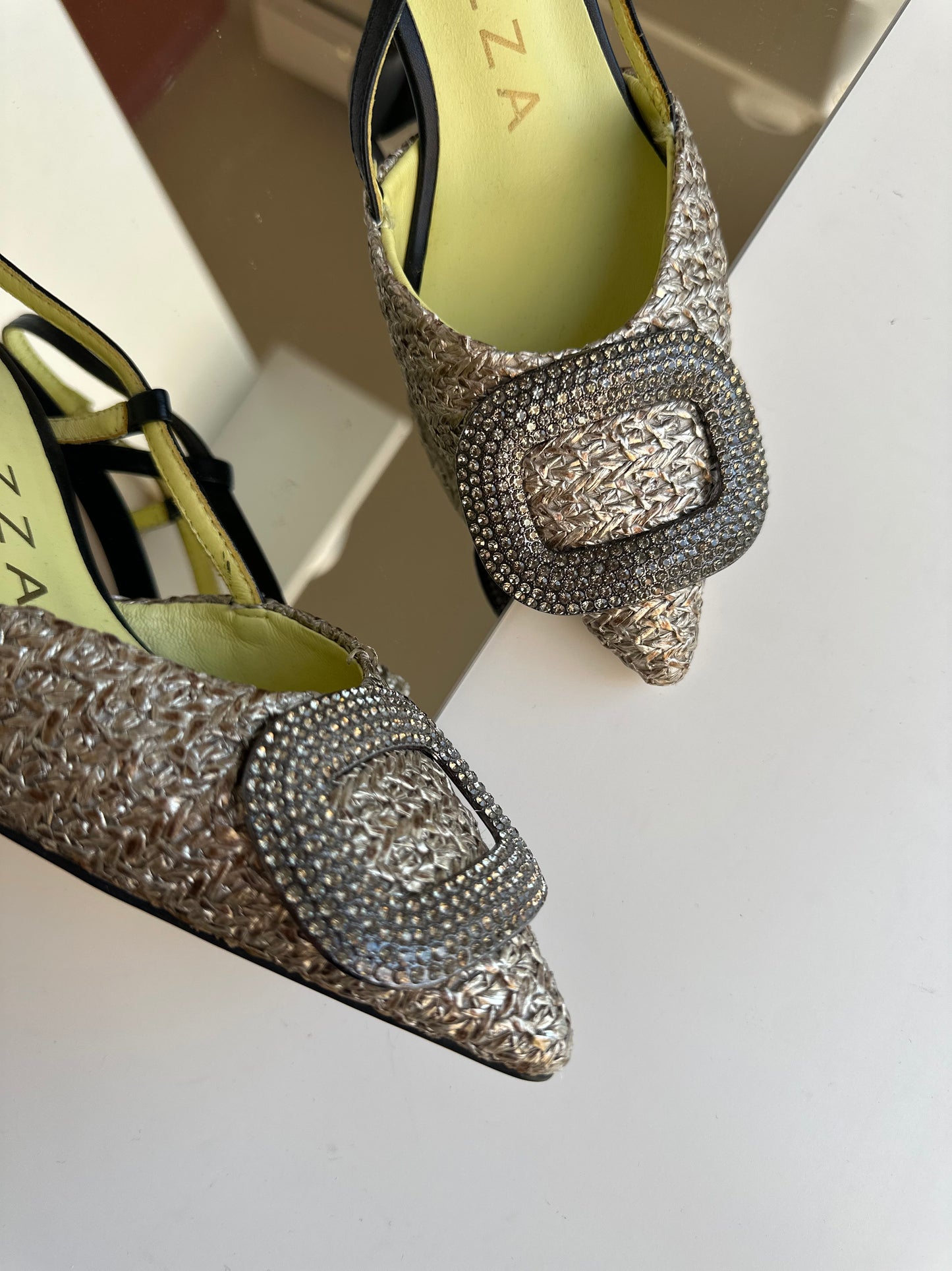 Slingback Glitch Black