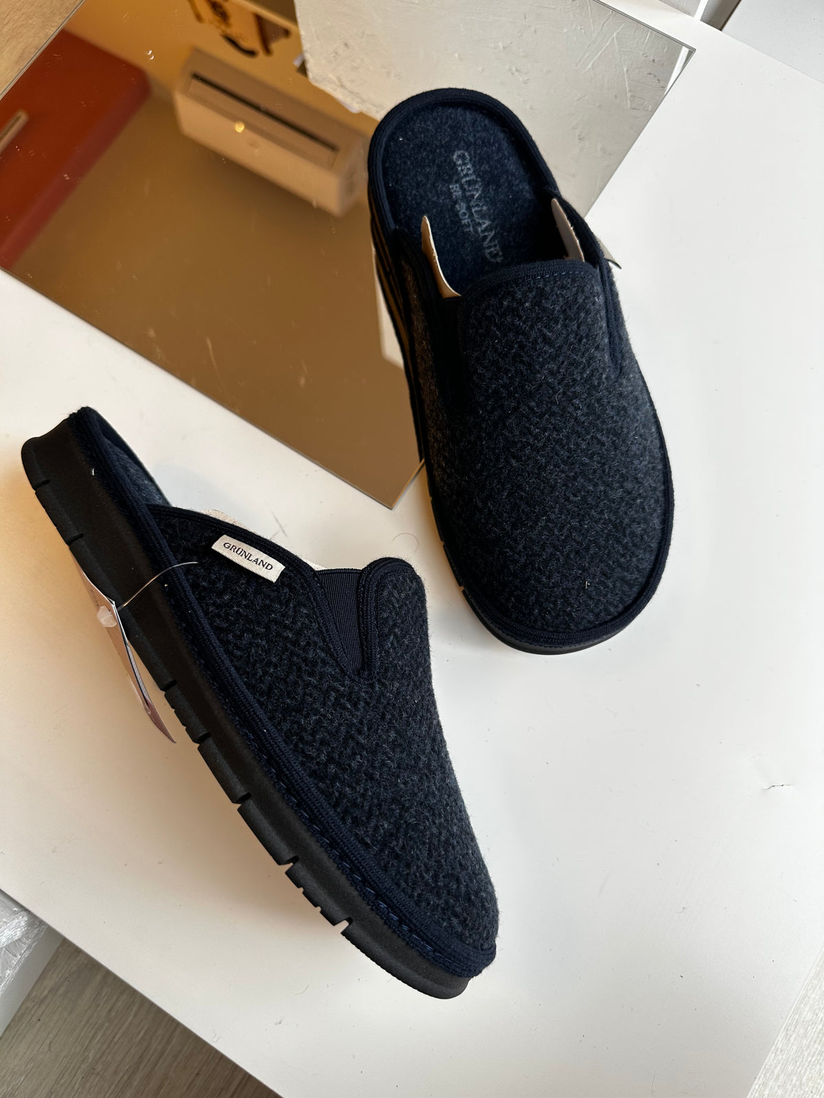 Ciabatta uomo blu