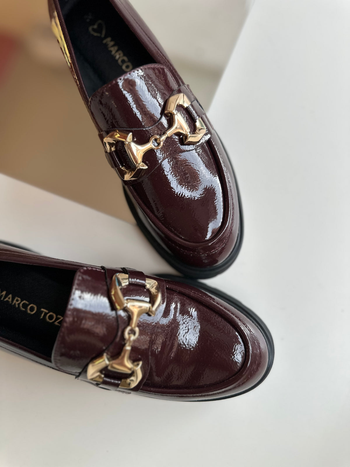 Mocassini bordeaux Marco Tozzi