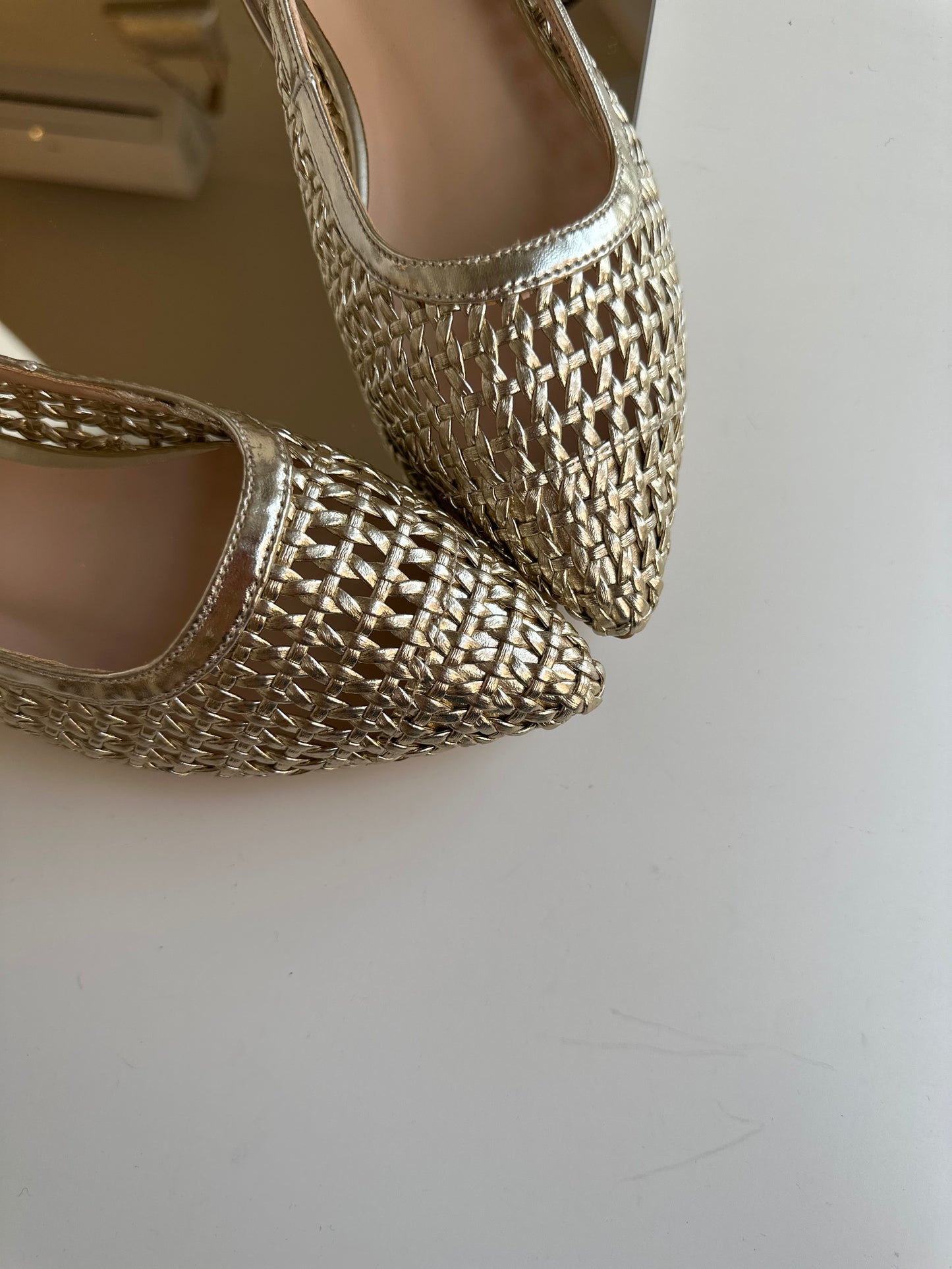 Slingback gold