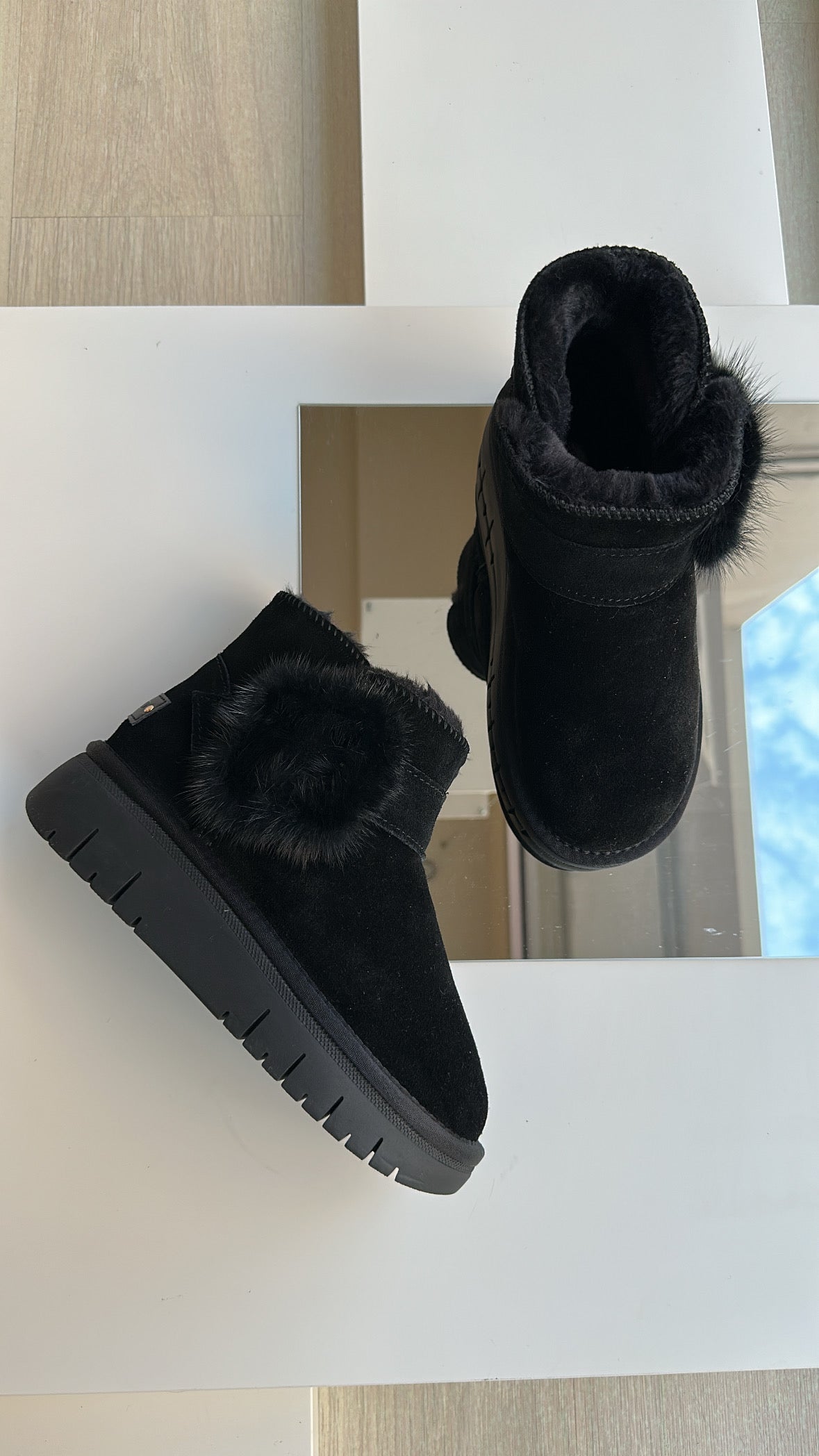 Boot fur pom pom