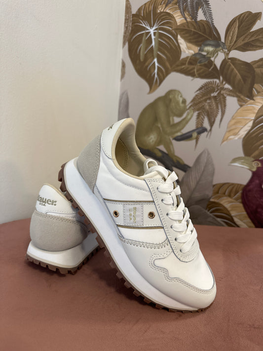 Sneakers White Blauer